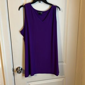 NWOT purple tunic tank